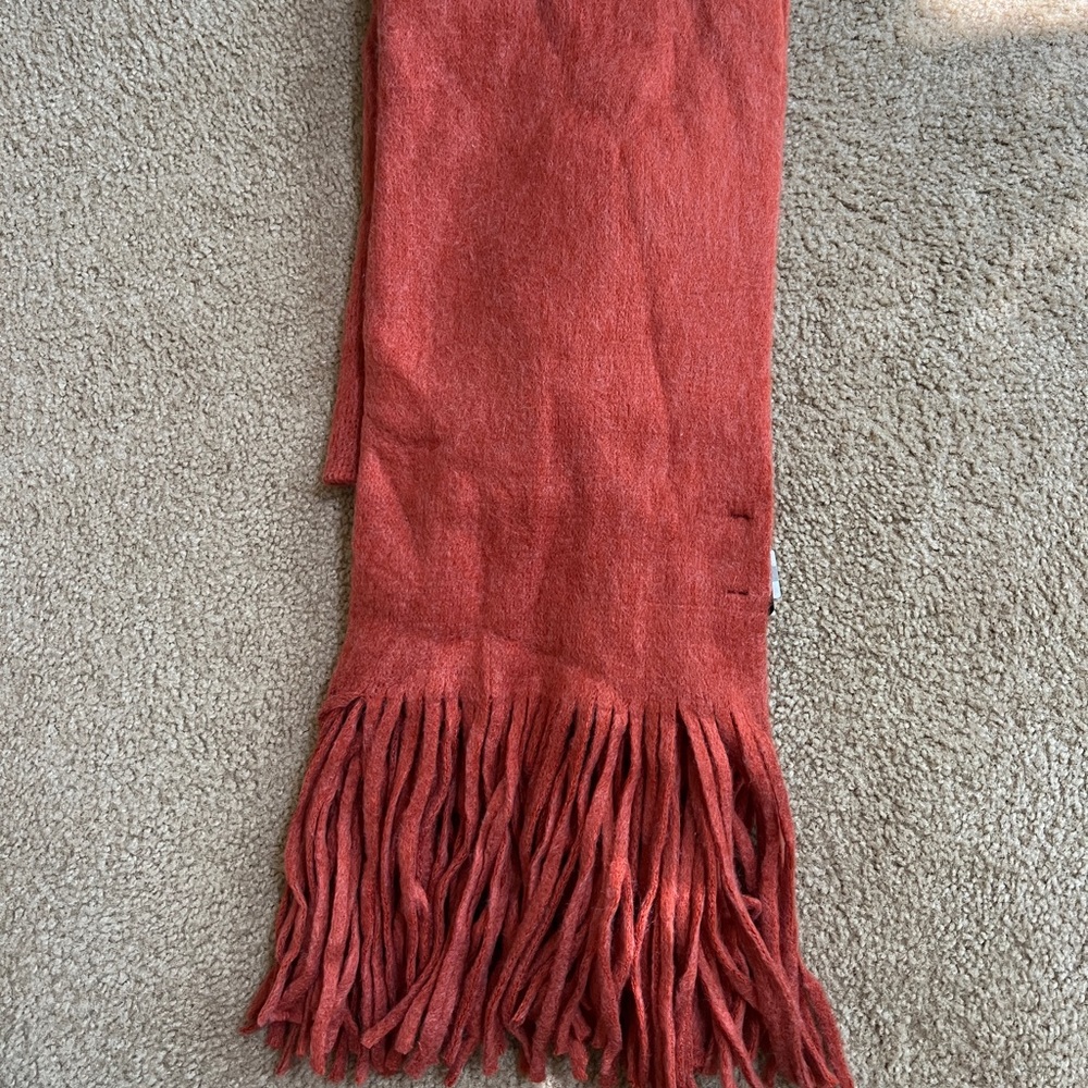 Anthropologie Scarf with fringe - NWT